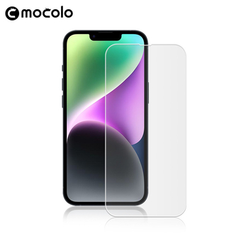Priekšējā ekrāna aizsargs iPhone 15 Pro Max – Mocolo, HD, pret pirkstu nospiedumiem, izturīgs pret skrāpējumiem, Japānas Asahi stikls
