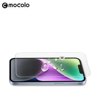 Priekšējā ekrāna aizsargs iPhone 15 Pro Max – Mocolo, HD, pret pirkstu nospiedumiem, izturīgs pret skrāpējumiem, Japānas Asahi stikls