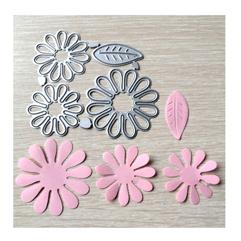 DIY Ștanțe de tăiere: Flori 3D decorative, matriță de embosare din oțel carbon, unealtă metalică cu temă vegetală