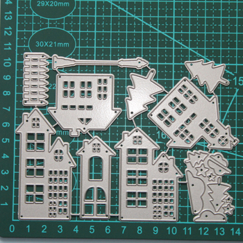 Metalna matrica za embossing i rezanje, čelik od ugljika, DIY alat za kućnu uporabu, pakirano u PP vrećicama