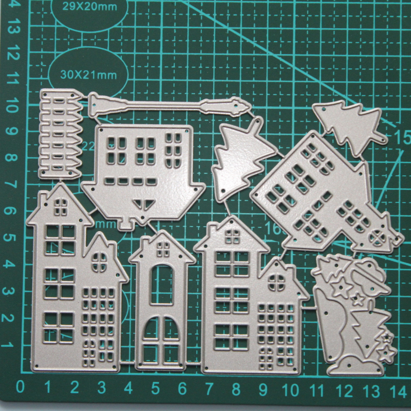 Metalna matrica za embossing i rezanje, čelik od ugljika, DIY alat za kućnu uporabu, pakirano u PP vrećicama