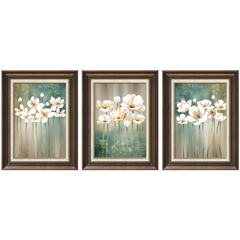 5D диамантена живопис комплект, 3-панелна сцена за хол, модерен минималистичен стил, кръстат бод бродерия