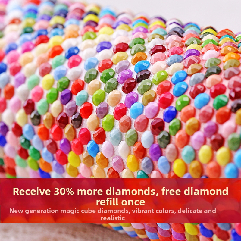 5D диамантена живопис комплект, 3-панелна сцена за хол, модерен минималистичен стил, кръстат бод бродерия