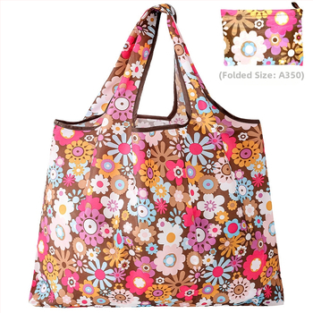 Techen XH-01 Pirkinių maišelis, Poliesteris, 20 kg apkrova, Cartoon raštas, Spausdintas logotipas