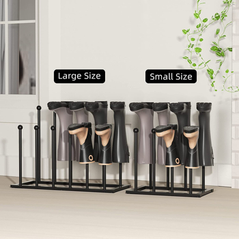 Μεταλλική βάση αποθήκευσης μπότες, όρθιο δάπεδο, αυτοεγκατάσταση, μοντέρνος μινιμαλιστικός σχεδιασμός, μοντέλο 55555