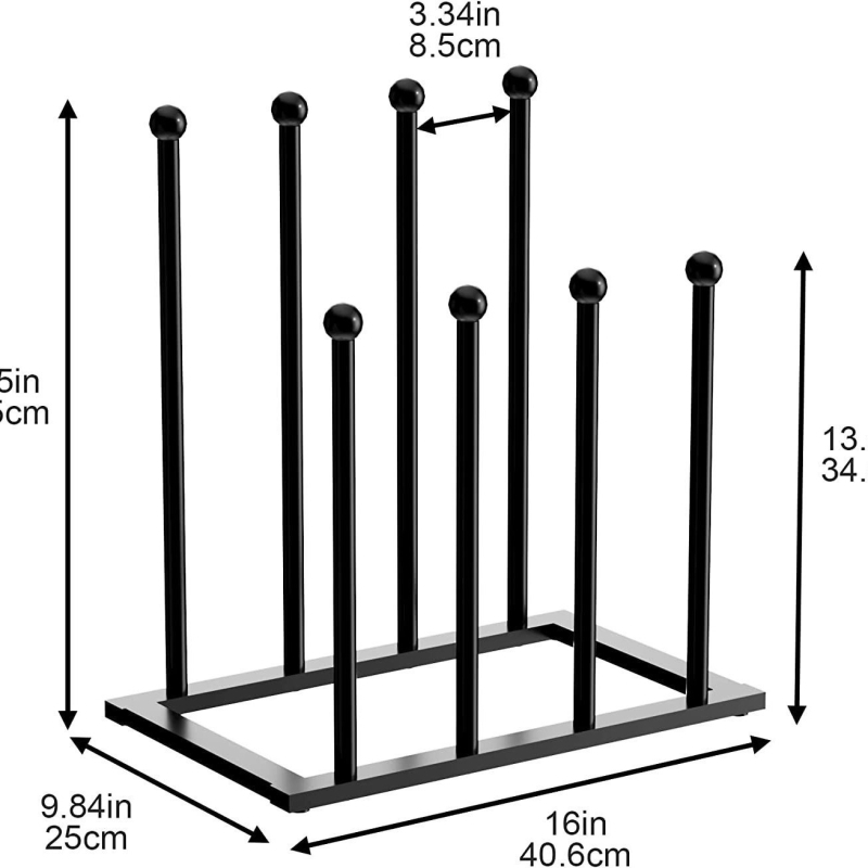 Μεταλλική βάση αποθήκευσης μπότες, όρθιο δάπεδο, αυτοεγκατάσταση, μοντέρνος μινιμαλιστικός σχεδιασμός, μοντέλο 55555