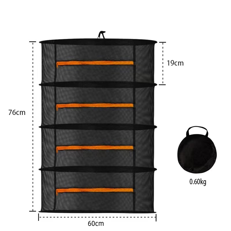 Augu žāvēšanas tīkls ar saliekamu un paplašināmu dizainu, četru stāvu vai vairāk, neilons, zīmols Yiyou Pavilion