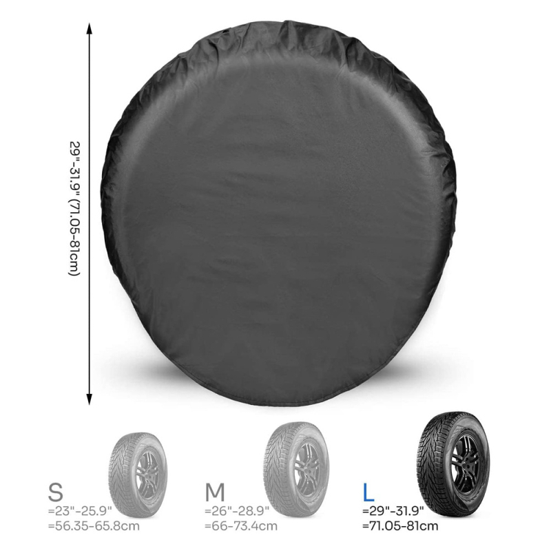 Oxford auduma auto riepu pārsegs, ūdensizturīgs, aizsardzība pret putekļiem un sauli, pārnēsājams UV aizsardzība