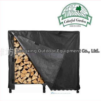Κάλυμμα εξωτερικού ράφι αποθήκευσης ξύλων — Longxing, 100% πολυεστέρας, μοντέρνος μινιμαλισμός