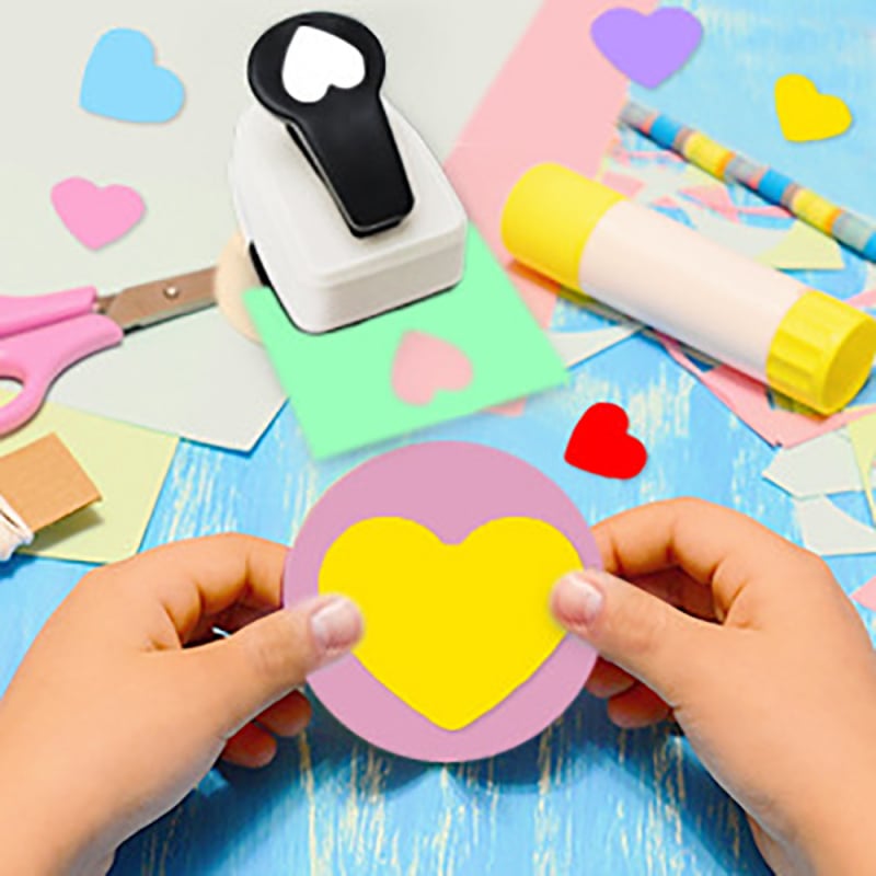 Сърцевиден ръчен пънч, LP-heart тип, 10 мм дебелина, 1 дупка