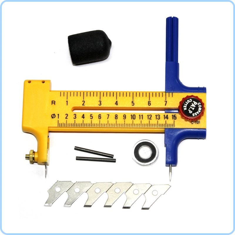 Κυκλικός κόπτης χαρτιού, μοντέλο 508, πλαστικό σώμα, πάχος λεπίδας 0.2, βάρος 50