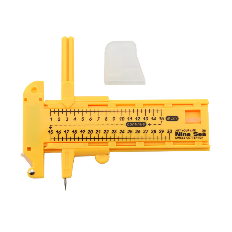 Κυκλικός κόπτης χαρτιού, μοντέλο 508, πλαστικό σώμα, πάχος λεπίδας 0.2, βάρος 50