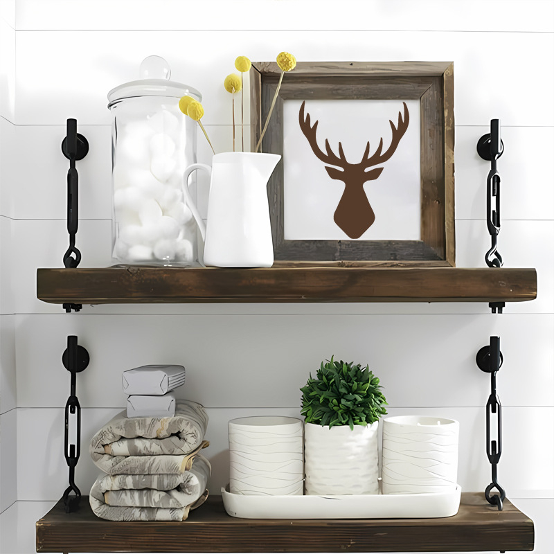 DIY piešinio šablonai su miško gyvūnų tema, 100 vnt., PET, pakartotinai naudojami, lengvai valomi