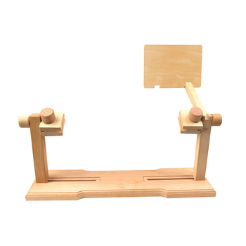 Ρυθμιζόμενο πλαίσιο κεντήματος από οξιά για σταυροβελονιά, πολλαπλών χρήσεων