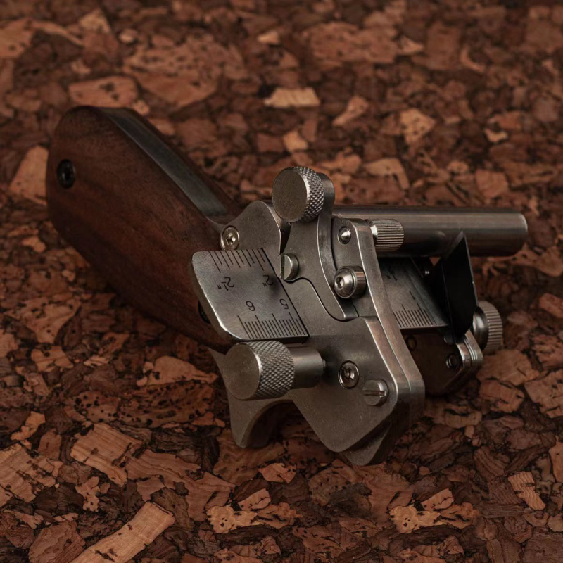 Nattools резач за колани за кожени ленти, ръчно изработен, неръждаема стомана, 490 г