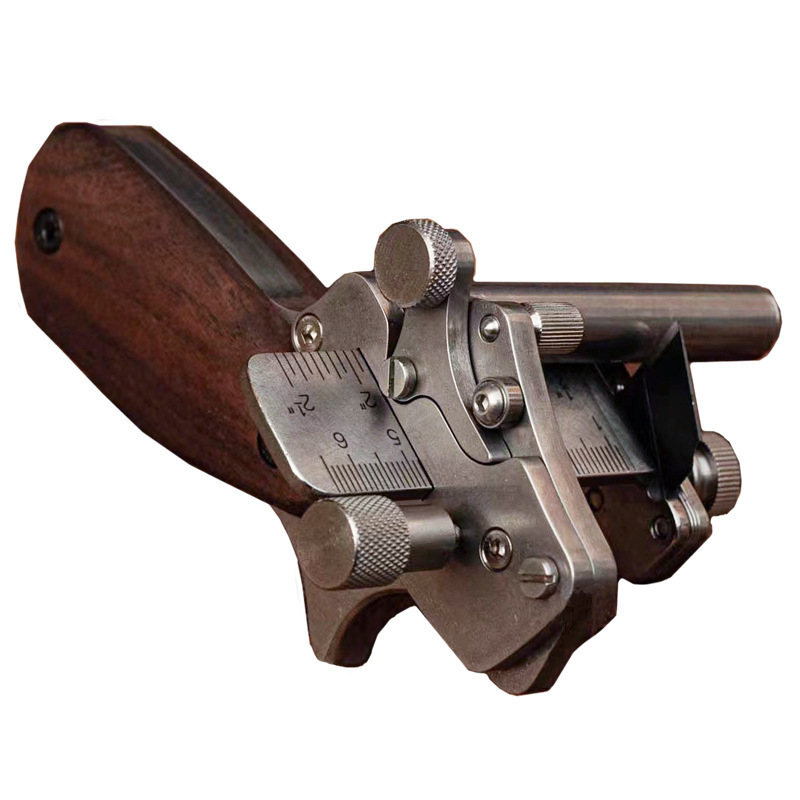 Nattools резач за колани за кожени ленти, ръчно изработен, неръждаема стомана, 490 г