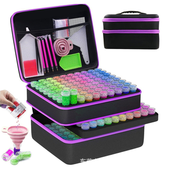 Τσάντα αποθήκευσης διαμαντιών ζωγραφικής, κυβοειδής νάιλον οργάνωση, πολλαπλής χρήσης οργάνωση για ταξίδια, μακιγιάζ, γραφείο και υπνοδωμάτιο