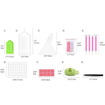 Τσάντα αποθήκευσης διαμαντιών ζωγραφικής, κυβοειδής νάιλον οργάνωση, πολλαπλής χρήσης οργάνωση για ταξίδια, μακιγιάζ, γραφείο και υπνοδωμάτιο