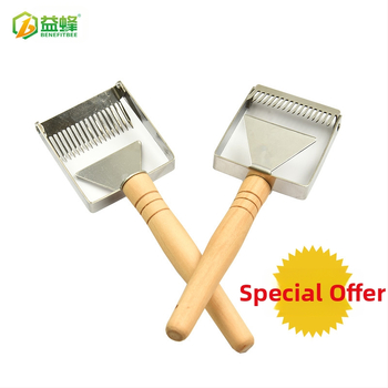 Bee UF13-1C Μελισσοκομικό εργαλείο κοπής μελιού, πολλαπλών χρήσεων από ανοξείδωτο ατσάλι + δρύινο ξύλο