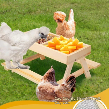 Дървен фидер за малки домашни любимци – хамстер и малки гризачи, твърдо дърво, Mountain Forest