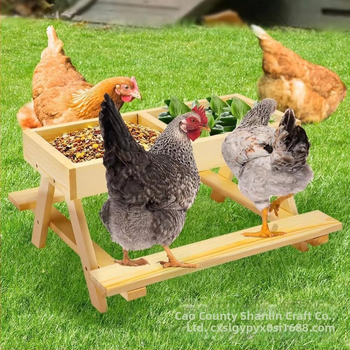 Дървен фидер за малки домашни любимци – хамстер и малки гризачи, твърдо дърво, Mountain Forest