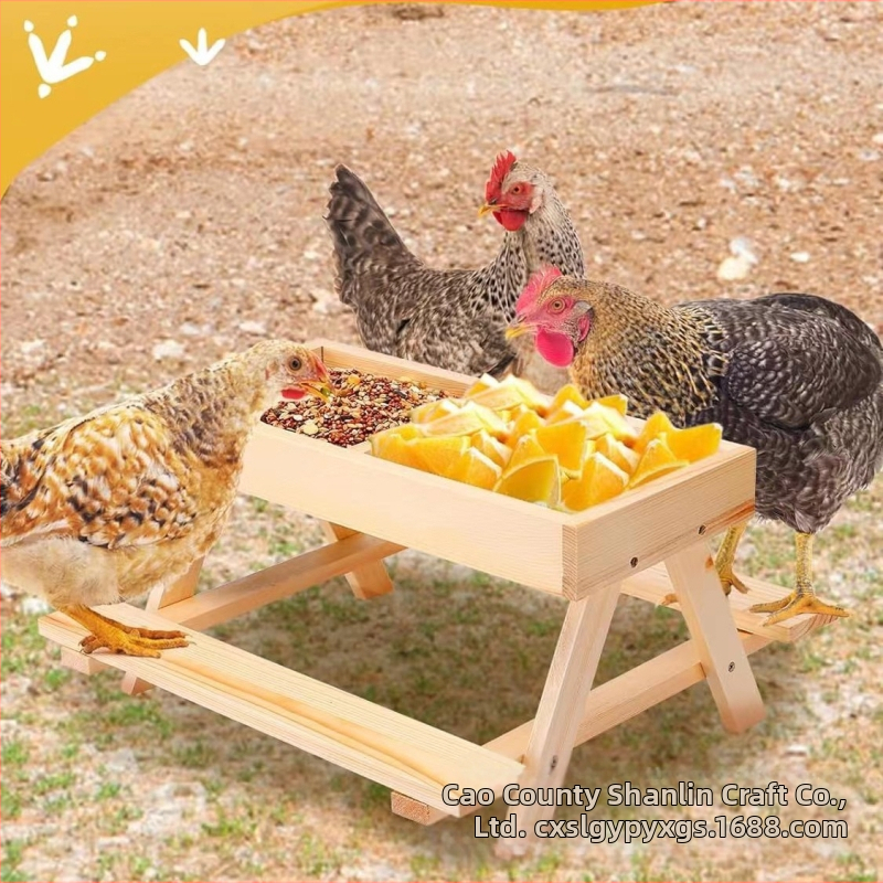 Дървен фидер за малки домашни любимци – хамстер и малки гризачи, твърдо дърво, Mountain Forest