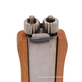 Beitai Τεντωτήρας Καλωδίων Κυψέλης με Ξύλινη Λαβή – Ανοξείδωτος Χάλυβας, Μοντέλο 1