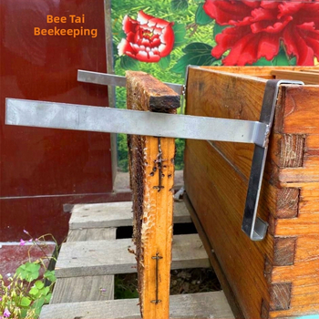 Ανοξείδωτος στηρίγμα ράφι για πλαίσιο φωλιάς μελισσών — Bee Thai