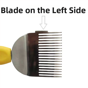 Nerūdijančio plieno 18-dyglių medaus skynės šakutė ir peilis, bičių ūkio įrankiai, atsparūs rūdims