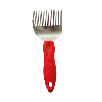 Nerūdijančio plieno 18-dyglių medaus skynės šakutė ir peilis, bičių ūkio įrankiai, atsparūs rūdims