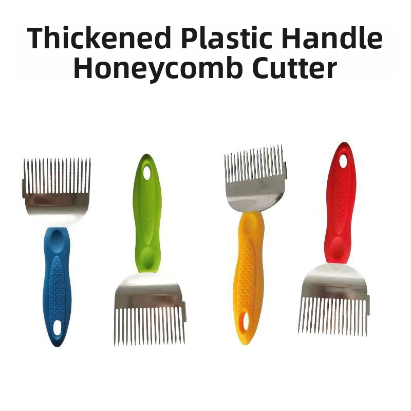 Nerūdijančio plieno 18-dyglių medaus skynės šakutė ir peilis, bičių ūkio įrankiai, atsparūs rūdims