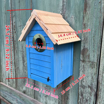 Ξύλινο σπιτάκι για πουλιά αυλής, μάρκα Nature, υλικό: ξύλο, μη εισαγόμενο, κατάλληλο για πουλιά