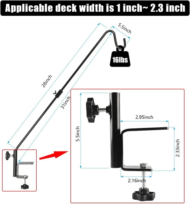 Метална рамка за хранилка за птици за висящи растения, желязна конструкция, геометричен дизайн, квадратно приложение, картонена опаковка, модерен минималистичен стил