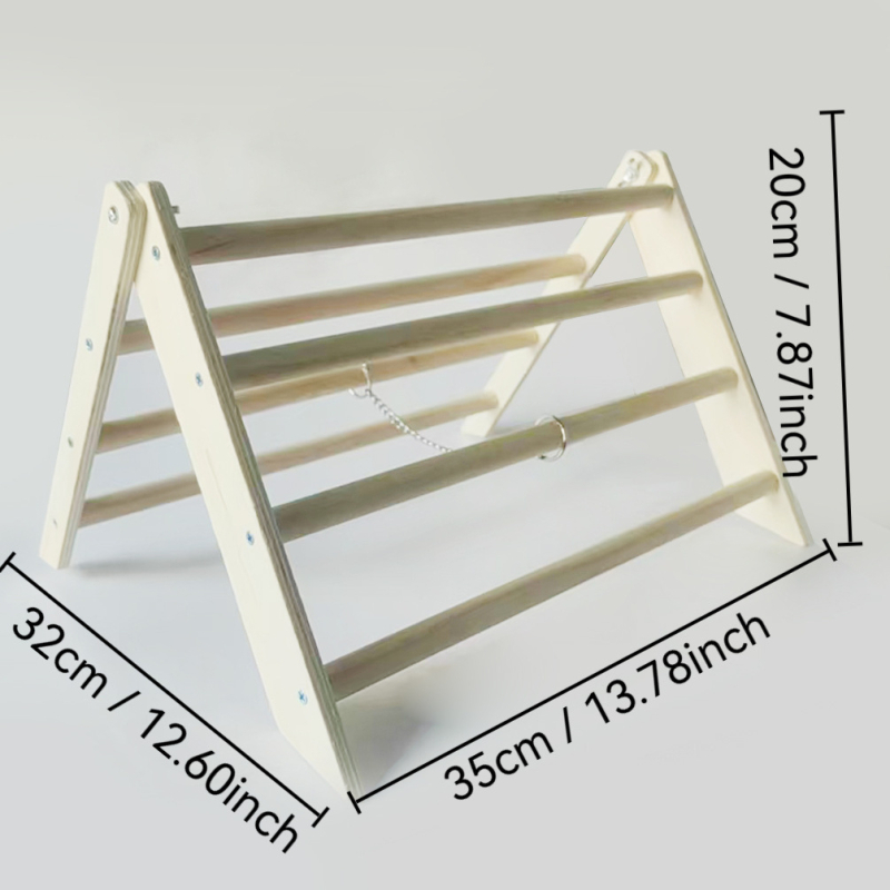 Дървен стенд за птици за папагали и кокошки — Constant Purple, авторизирана частна марка