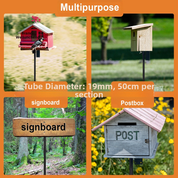 Weijuncheng μεταλλικός κήπος διακοσμητικός στύλος για τροφοδοσία πουλιών