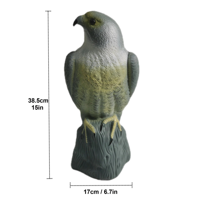 Kerti sas dísz, kültéri madárriasztó, műanyagból, pásztor stílus, mesterségkód 1327355784