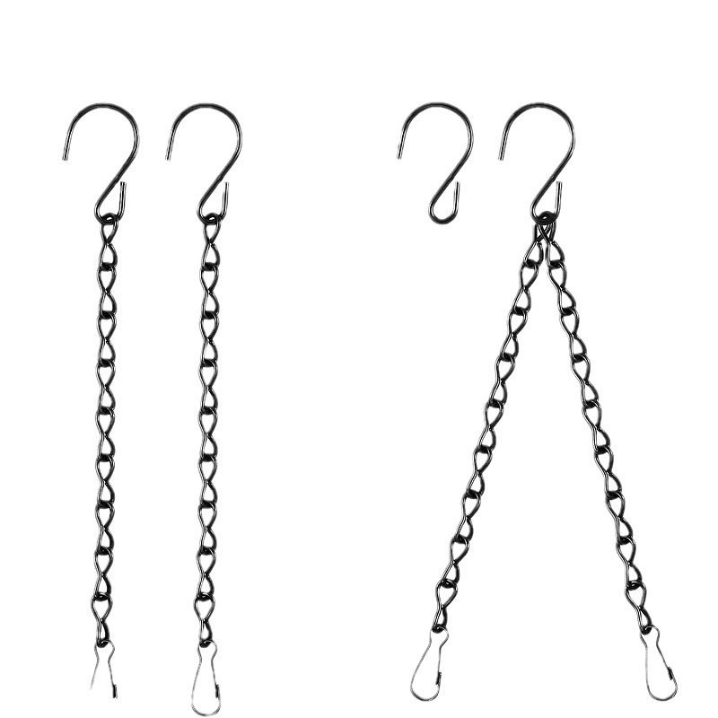 Vasból készült egykaros lánc felakasztáshoz és tároláshoz, modern minimalista stílus; alkalmas növények átültetéséhez, madárkalitkákhoz, táblákhoz és lámpákhoz