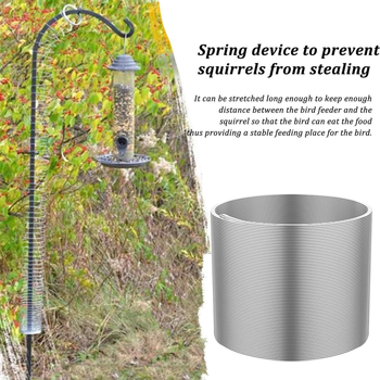 Squirrel Baffle – (неръждаема стомана; за птици; Бранд East Yoke Trading)