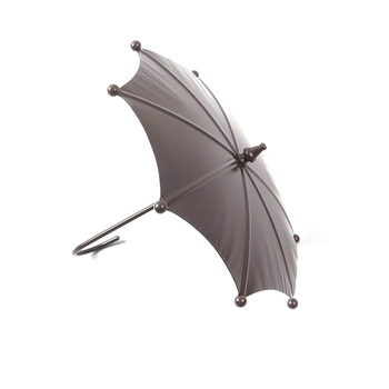 Hrănitoare pentru păsări în formă de umbrelă, din fier forjat, decor de grădină geometric (Material: Fier; Categorie: Geometrie; Potrivit pentru spații pătrate; Stil: Simplitate modernă)