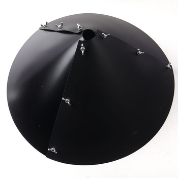 Madáretető mókusvédő fallal, forgó, függő kivitel, acélból készült