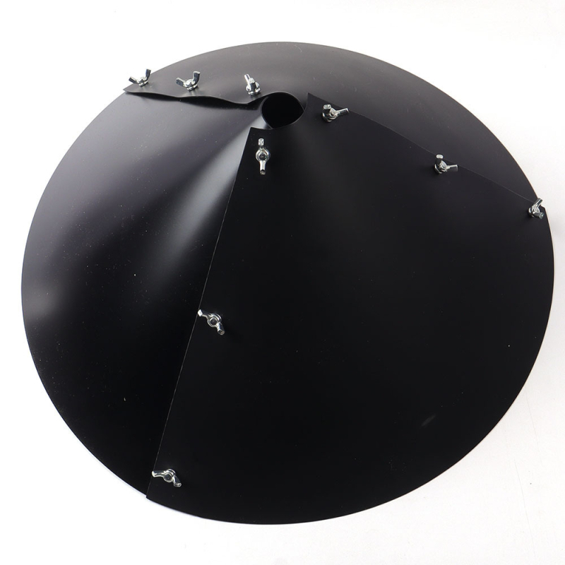 Madáretető mókusvédő fallal, forgó, függő kivitel, acélból készült