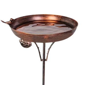 Decorațiune exterioară din fier pentru păsări: hrănitoare și adăpător, afișaj decorativ cu formă geometrică (material: fier; scenarii: casă, grădină, piață, templu)