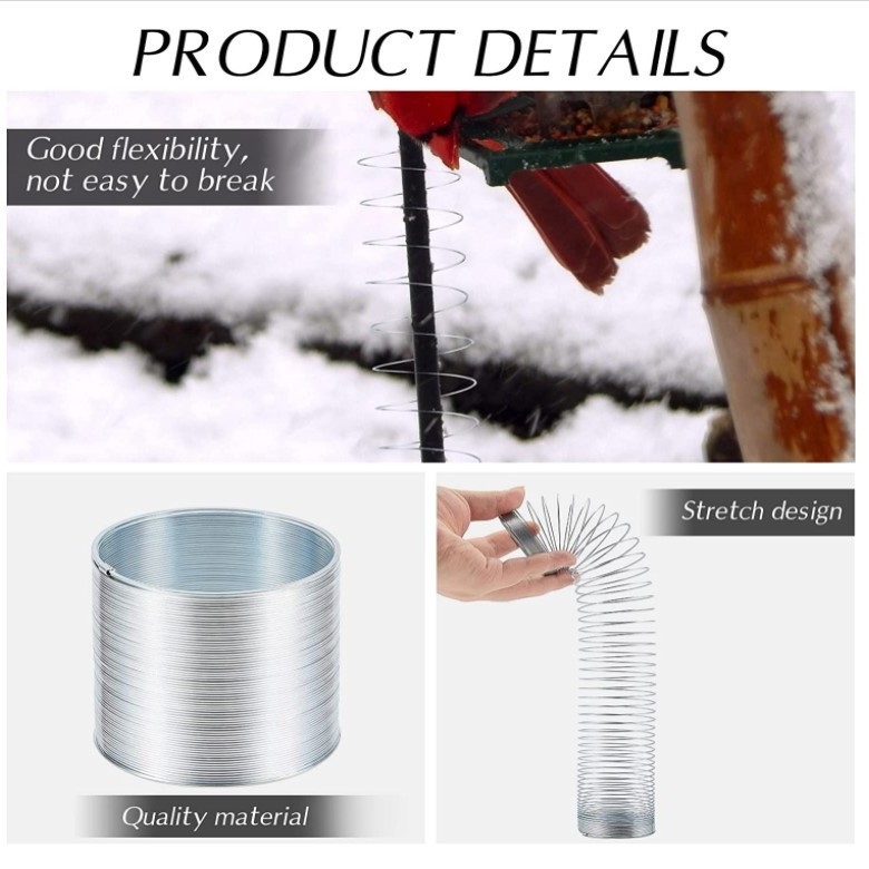 Външна хранилка с пружинен механизъм против катерици