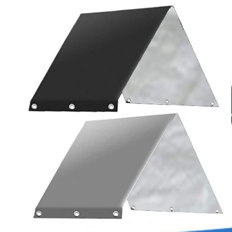 Външен защитен покрив за детска площадка – водоустойчива сребърно покрита Oxford материя, прост стил, триизмерен дизайн, разширяващо се отваряне