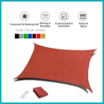 Ανοιχτός ιστός σκίασης εξωτερικών επίπλων, πολυεστέρας με ασημί επίστρωση, μοντέρνος μινιμαλιστικός σχεδιασμός, επεκτειόμενο άνοιγμα