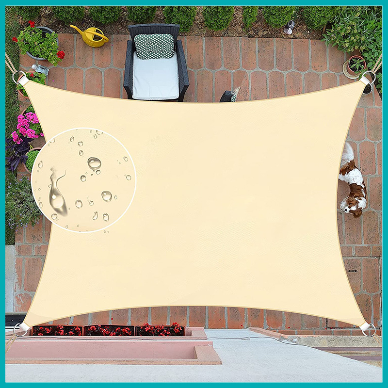 Kültéri bútorok árnyékoló vitorla, ezüstös bevonatú poliészter anyag, modern minimalist design, kinyitható
