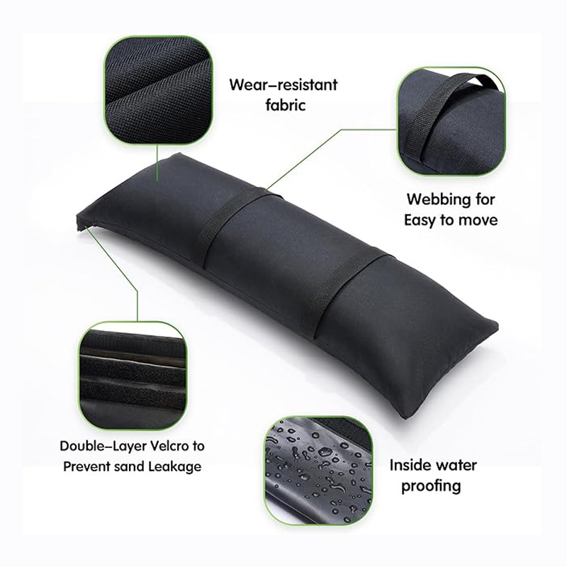 LESS IS MORE kültéri szélálló homokzsák a napernyő alapjához és a sátor stabilizálásához