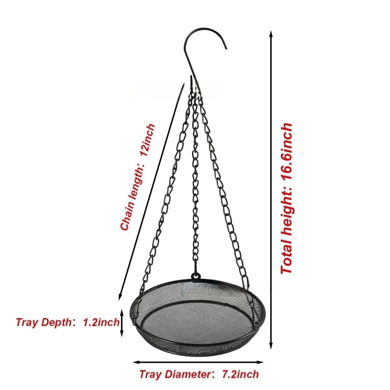 Metalinė pakabinama sodo lesyklėlė paukščiams – paukščiams; Kilmė: Dongguan