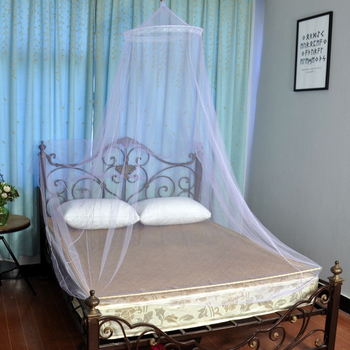 Мрежа против комари за легло куполна, висяща – полиестер; рамка: стомана/желязна тел; персонализирана обработка: да; монтаж: за монтиране