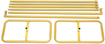 Metalo kvadratinė arkos konstrukcija balionams, vestuvėms rekvizitas, scenos fonas, geležinis gėlių stovas — Pritaikoma apdaila, Licencijuotas privatus ženklas, Pakuotė: 1